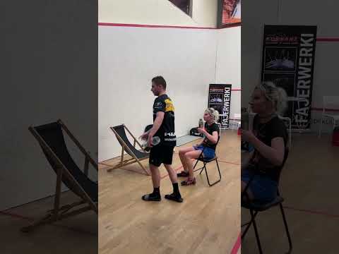 Piotr Hemmerling coach’uje Olę Surdziel - Korsarz Enjoy Squash Open 2023 - PSA Satellite #shorts
