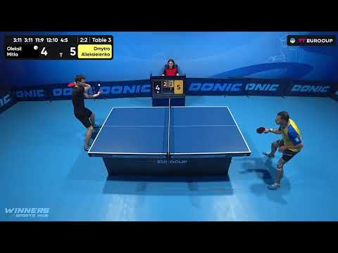 11:10 Oleksii Mitla - Dmytro Alieksieienko 11.09.2023 TT Euro.Cup Ukraine Master. TABLE 3