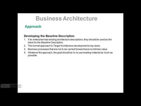 12 Business Architecture in TOGAF ADM
