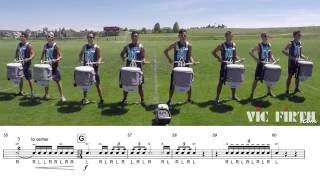 2016 Blue Knights Snares - LEARN THE MUSIC to 