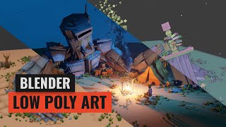 How to create Low Poly Animations in Blender (Breakdown)