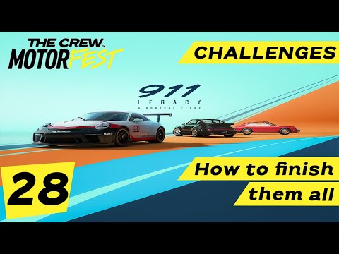 The Crew: Motorfest - 911 Legacy: A Porsche Story - CHALENGES- How to complete all of the challenges