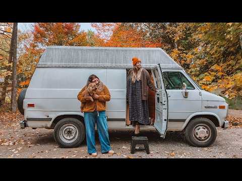 Chasing PEAK Fall Colors in a 30-Year-Old Van