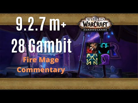 9.2.7 M+ - 28 Gambit - Dungeon commentary - Grievous Inspiring Fortified Shrouded