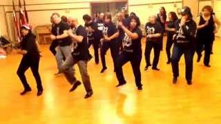 Uptown Funk Line Dance "Too Hot"