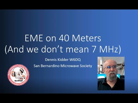 EME on 40 Meters (Moon Bounce)- 06/15/2022