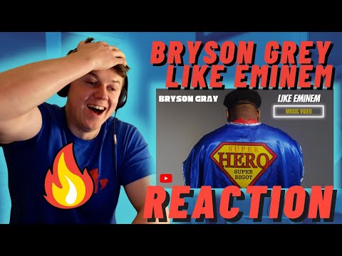 BRYSON GRAY - LIKE EMINEM (EMINEM DISS) ((IRISH REACTION!!))