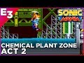 SONIC MANIA: Chemical Plant Zone, Act 2 GAMEPLAY — Polygon @ E3 2017