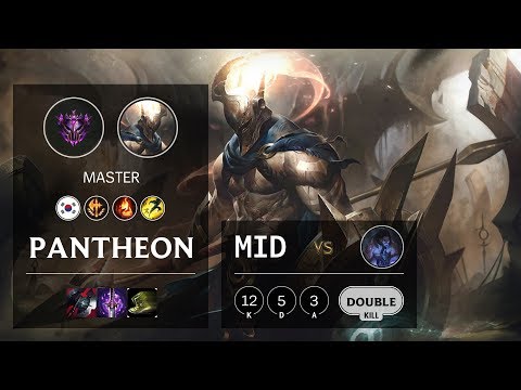 Pantheon Mid vs Sylas - KR Master Patch 10.9