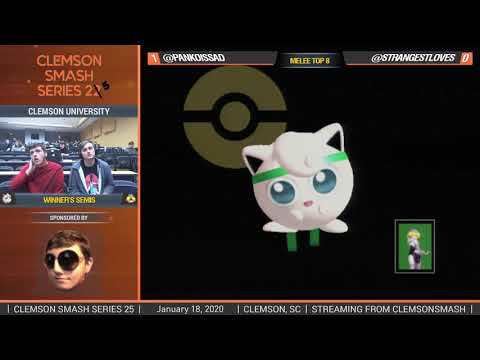 Clemson Smash Series 25 - Winners Semis - Panko (Jigglypuff) vs. Jankie (Sheik) - SSBM