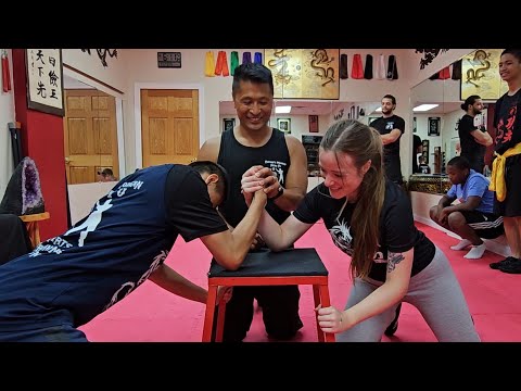 The Giant Arm Wrestling Challenge