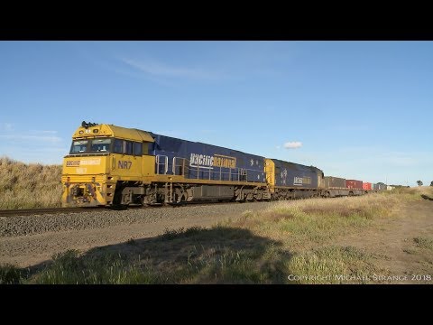 Pacific National Container Train 5MA5 - PoathTV Australian Railways