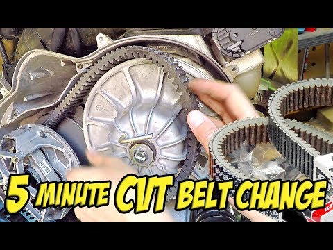 How to Replace a CVT Drive Belt in Under 5 Minutes - Polaris RZR XP Turbo - SXS/UTV/ATV
