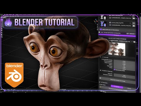 How to Generate Textures for 3D Models with Auto Painter AI Blender Addon