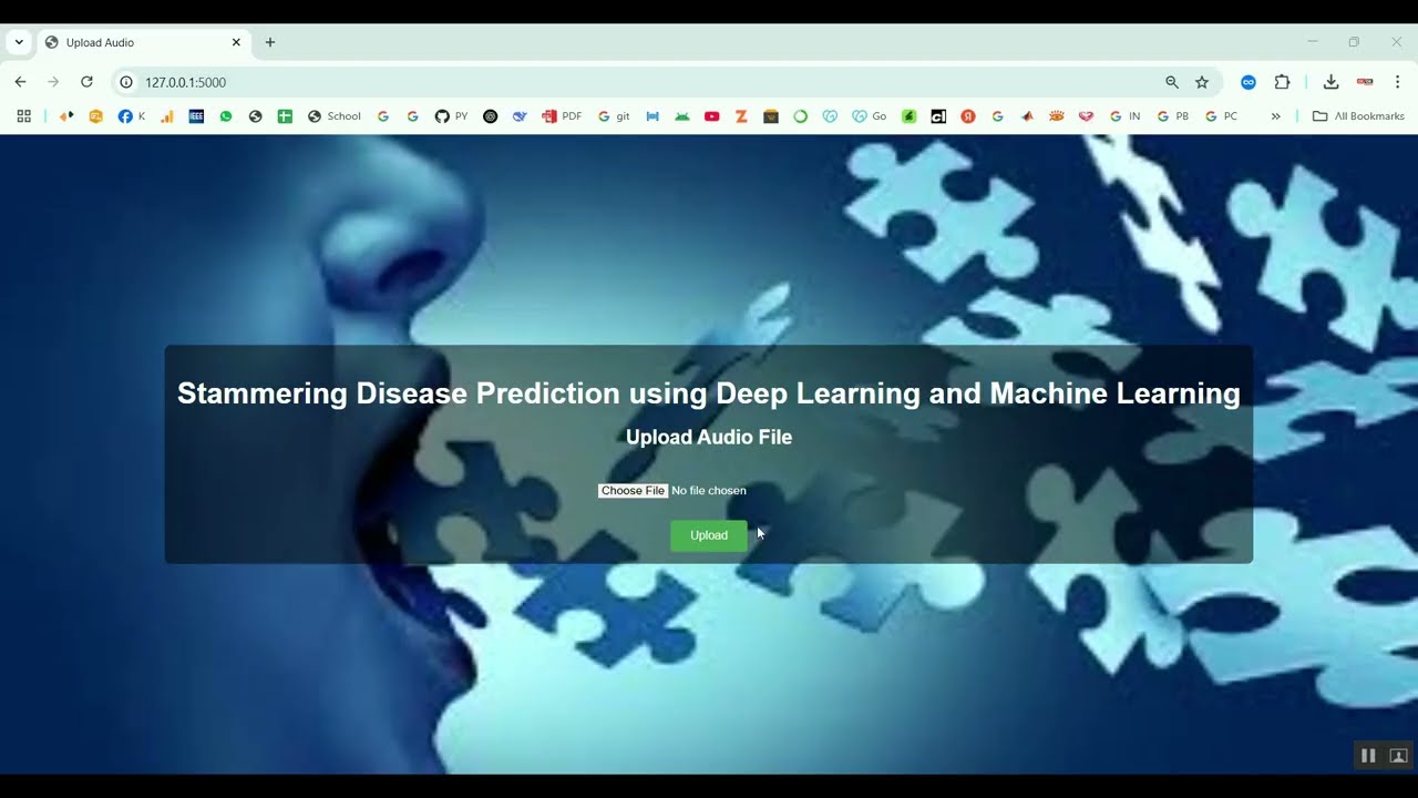 Stammering Disease Prediction using Audio Dataset in Python Projects