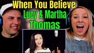 Download lagu When You Believe - Sister Duet - Lucy & Martha Thomas | THE WOLF HUNTERZ REACTIONS mp3