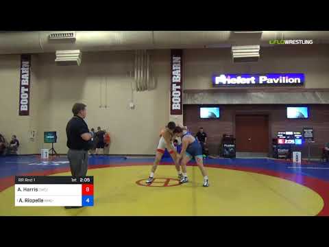 2018 Marine Corps US Open/UWW Junior Greco Roman 97 RR Rnd 1 - Austin Harris (CWC-TMWC) Vs. Anthon