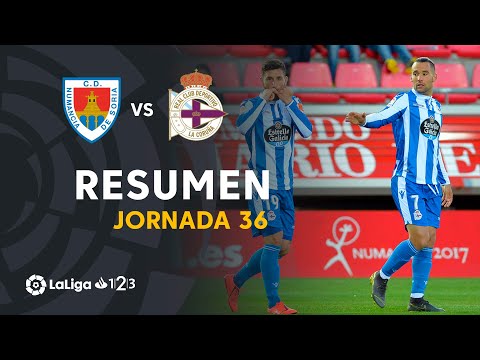 Resumen de CD Numancia vs RC Deportivo (1-2)