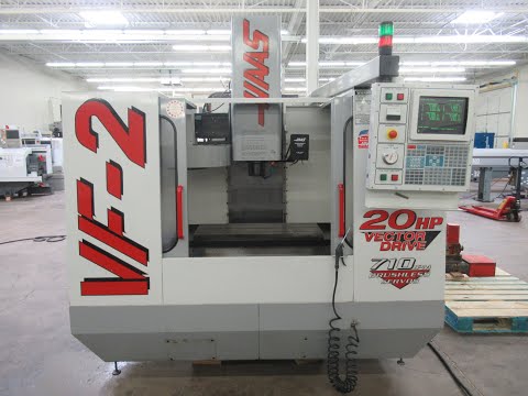 Haas VF-2 5-Axis CNC VMC with Haas T5C 2-Axis Tilting Rotary Table, 10K Spindle, 2-Speed Gearbox