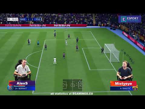 2019.10.01 ► Cyber Champions League ► Barcelona (AlexS)  -  PSG (Mistyeye)