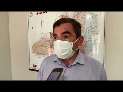 Defensa Civil interviene en el incendio forestal de Rivadavia Banda Sur