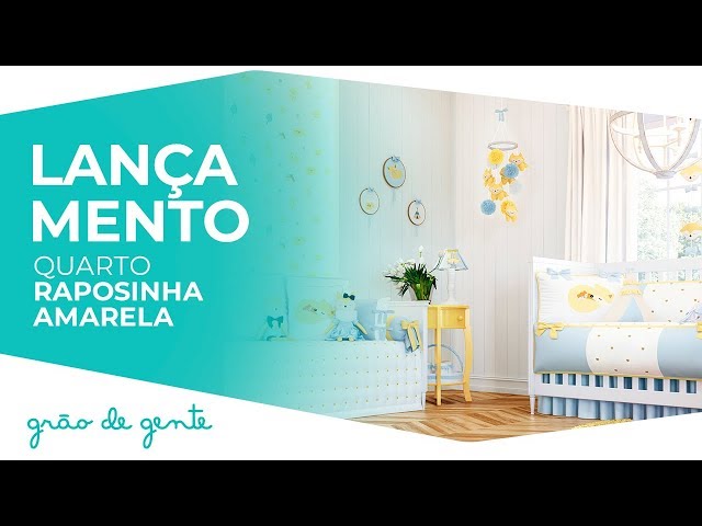 Quarto de Bebê Raposinha Amarela - Grão de Gente