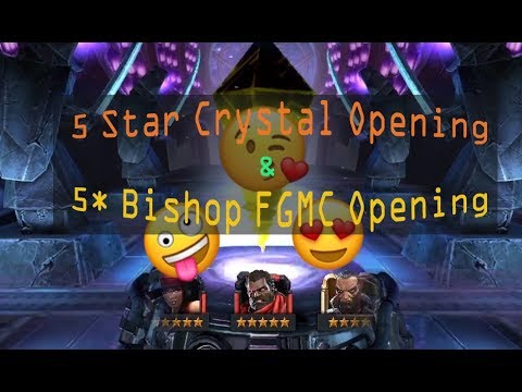 5x Bishop Featured Grandmaster Crystals & 5 Star Crystal Opening - Marvel Contest of Champions