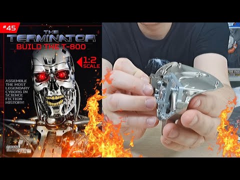 Build The Terminator T-800 Issue 45 - Build the Left Pelvic Frame (Speed Build)