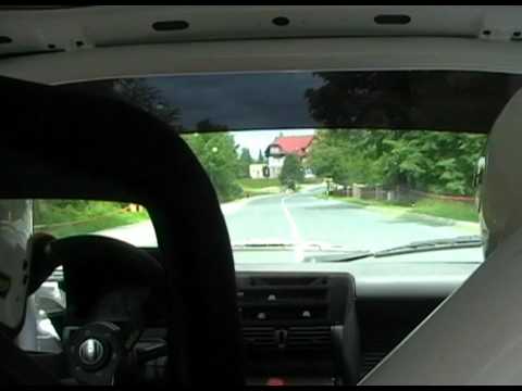 P. Polowczyk / M. Bąk - 24 Rajd Karkonoski 2009 - onboard SS1 - Karpacz