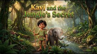 Kavi and the Jungle's Secret 🐘🌿 | Heartwarming Jungle Adventure Story for Kids