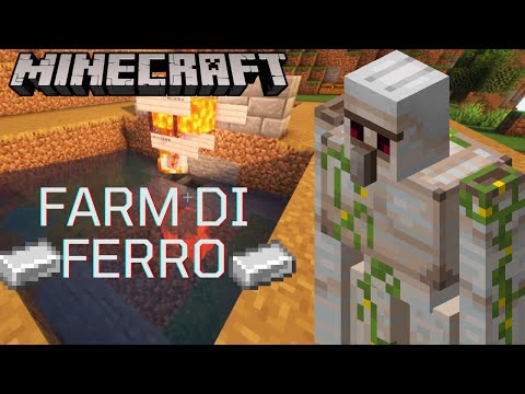 Minecraft 1.20 Farm di ferro super Facilissima [TUTORIAL ITA]