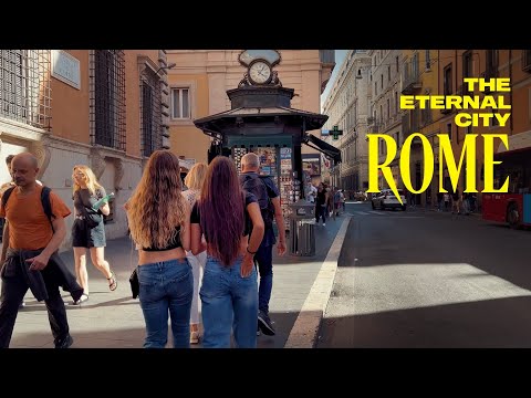 Rome, Italy Walking Tour 4K 60fps