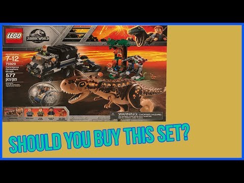 Lego Jurassic World Carnotaurus Gyrosphere Escape 75929