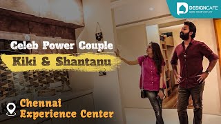 Celeb Couple Shanthnu & Kiki at DesignCafe EC Chennai 