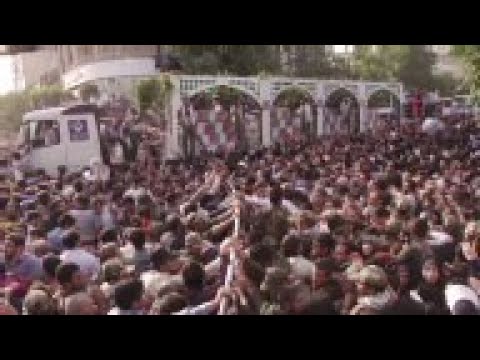 Emotion high at funeral for 270 soldiers killed during Iran-Iraq war