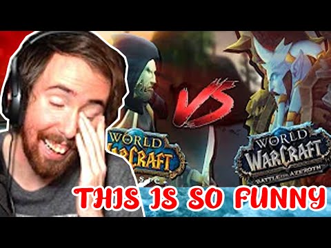 Asmongold Reacts To World PvP ! Classic VS BfA - WoW Machinima - Captain Grim