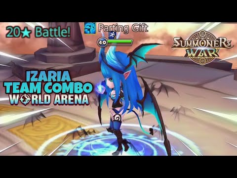 Izaria Team Combo in World Arena Ep. 2 - Summoners War