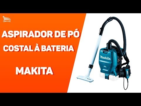 Aspirador de Pó Costal 2 Litros sem Bateria, Bocal e Tubo - Video