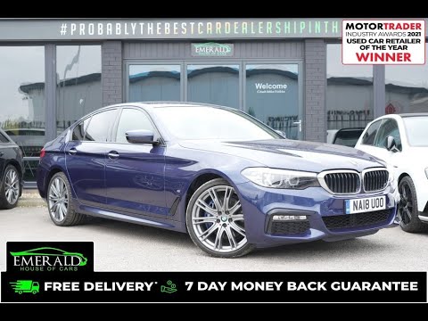 2018 18 BMW 5 SERIES 2.0 530E M SPORT 4D 249 BHP/NA18 UOO