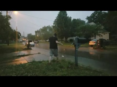 Magnet Fishing A Thunder Storm Stunned To Have A Find