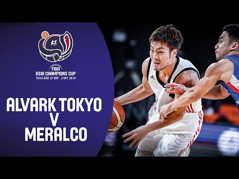 Alvark Tokyo (JPN) vs Meralco Bolts (PHI) - Highlights - FIBA Asia Champions Cup 2018