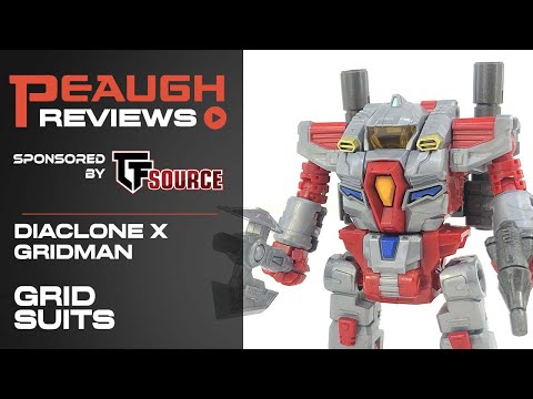 Video Review: Takara Tomy Diaclone - Gridman Universe GRID SUITS