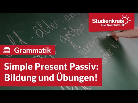 Simple Present Passiv: Bildung und Übungen! | Englisch verstehen mit dem Studienkreis