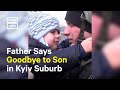 Heartbreaking: Ukrainian Father Says Goodbye to Baby Son #Shorts