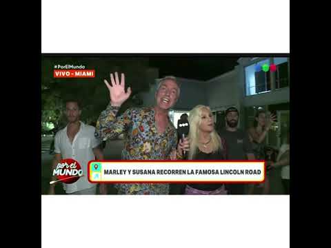 Susana  Gimenez y Marley en Miami AM Residences  / Susana Gimenez en Miami