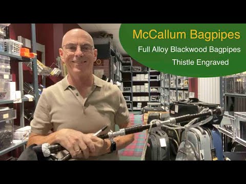 Mccallum Full Alloy Thistle Engraved Showcase