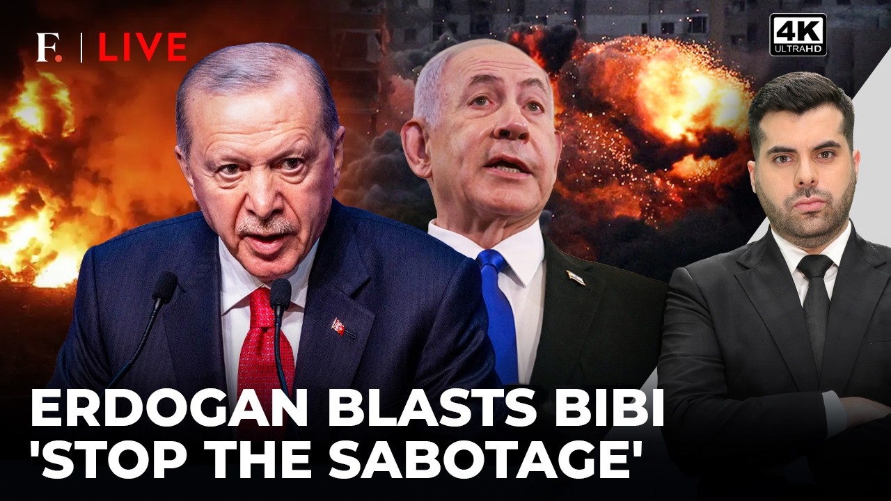 'Radical Mindset Fears Peace': Erdogan Blasts Bibi for Sabotaging Iran-US Deal | Firstpost Live | 4K