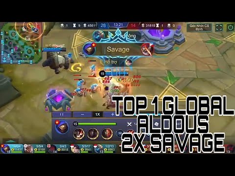 TOP 1 GLOBAL ALDOUS 2X SAVAGE