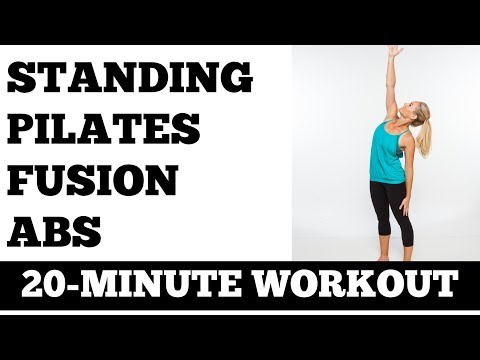 20-Minute Standing Pilates Fusion Abs Workout - No Floor Work, Total Body Core and Balance Exercises