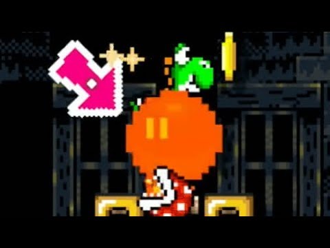 Yoshi Yoga: Know Your Yoshi by Raidman - SUPER MARIO MAKER - NO COMMENTARY 1ax